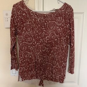 Loft Button Back Sweater